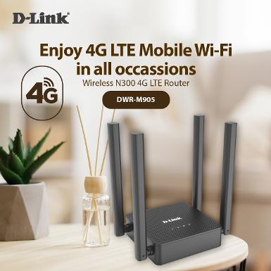D-LINK DWR-M905 N300 4G/LTE VPN WiFi router